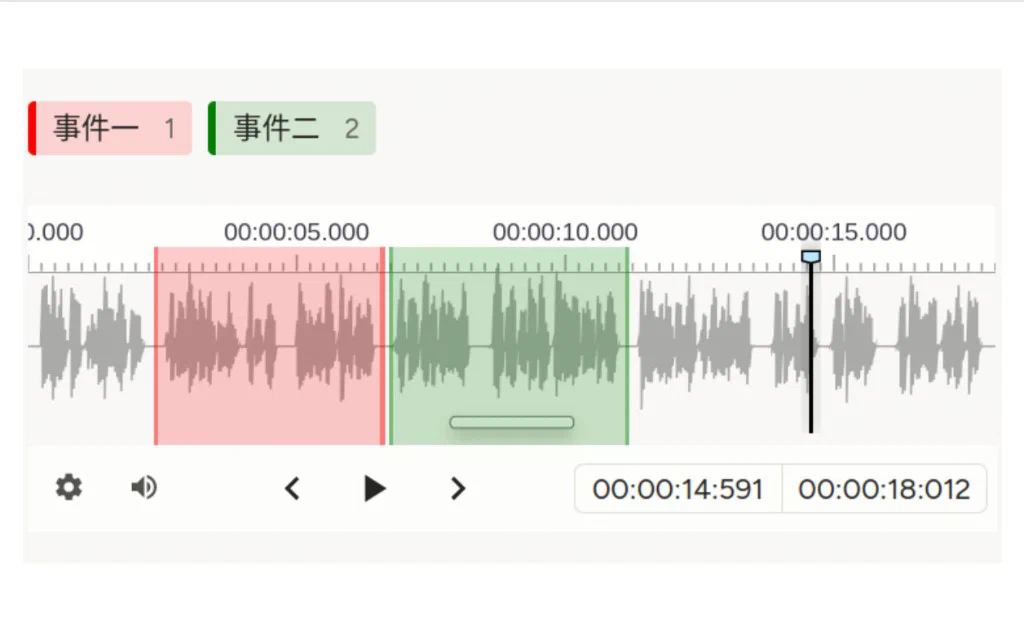 声音事件监测模板预览