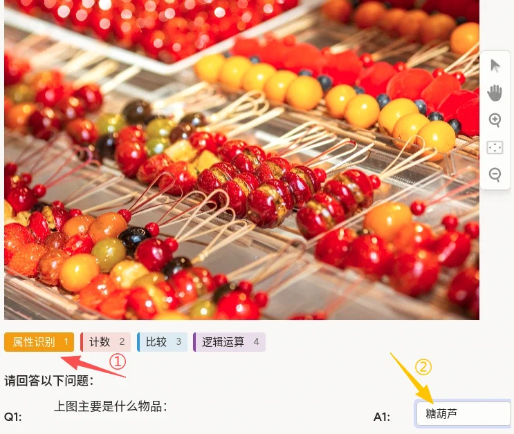 视觉问答标注示例