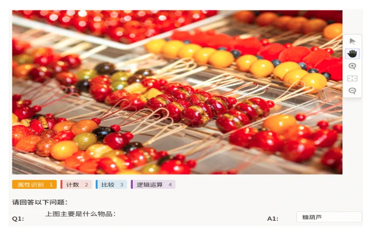 视觉问答模板预览